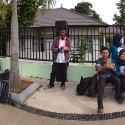 Foto Bersama Pulang Kuliah Santai Stkom Sapta Computer