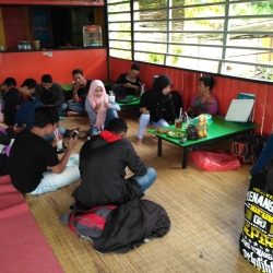 Pikachu Paringin, Santai Dengan Teman-Teman Stkom Sapta Computer
